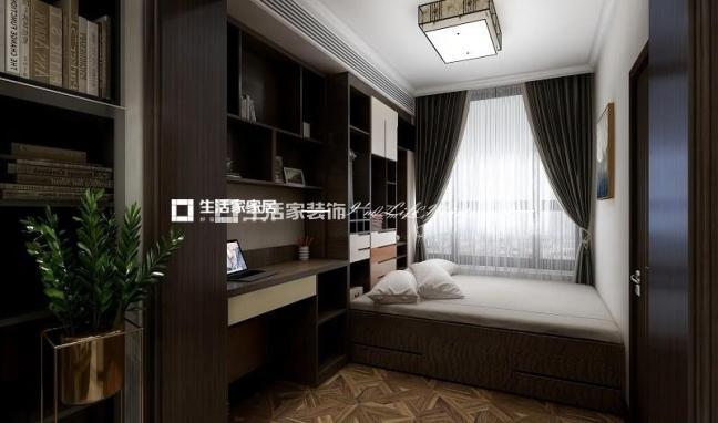 电视墙新中式、奉玺台别墅