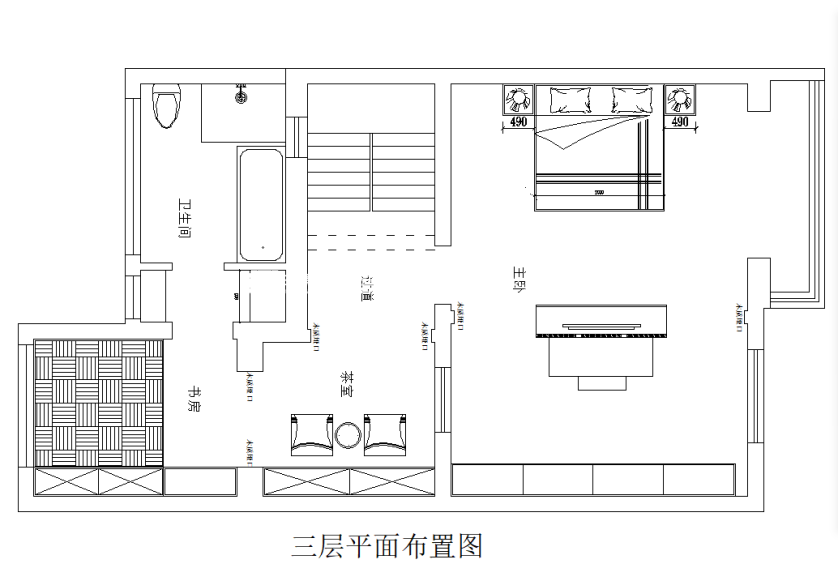 户型图新中式、奉玺台别墅