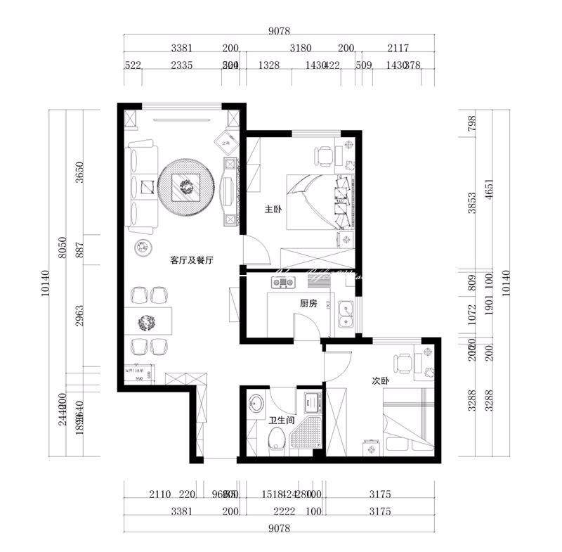 現代客廳裝修效果圖