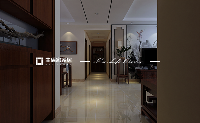 储物柜凤凰国际 120平 新中式