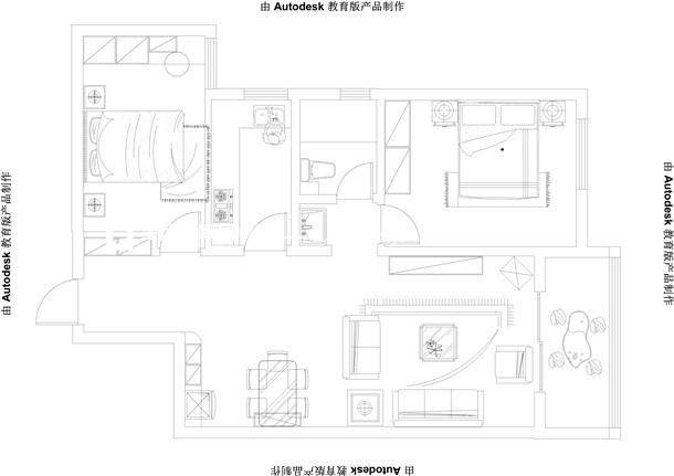 現(xiàn)代戶型圖裝修效果圖