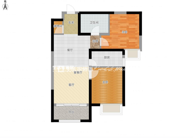 户型图融景城 装修公司 日式风格