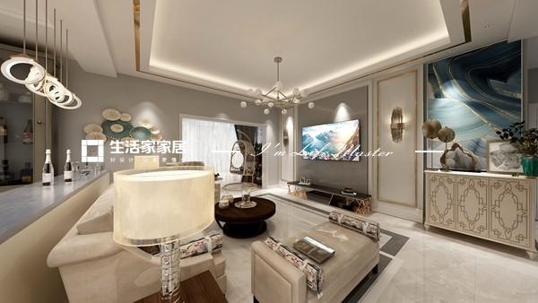 飘窗贵阳恒大中央公园-160平米-美式风格-车帅