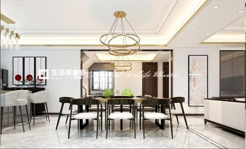 飘窗龙湖天琅   258平  新中式