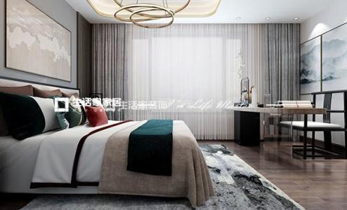 电视墙龙湖天琅   258平  新中式