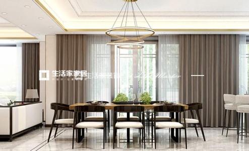 吊顶龙湖天琅   258平  新中式