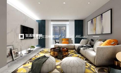 飘窗金地檀镜  110平  现代风格