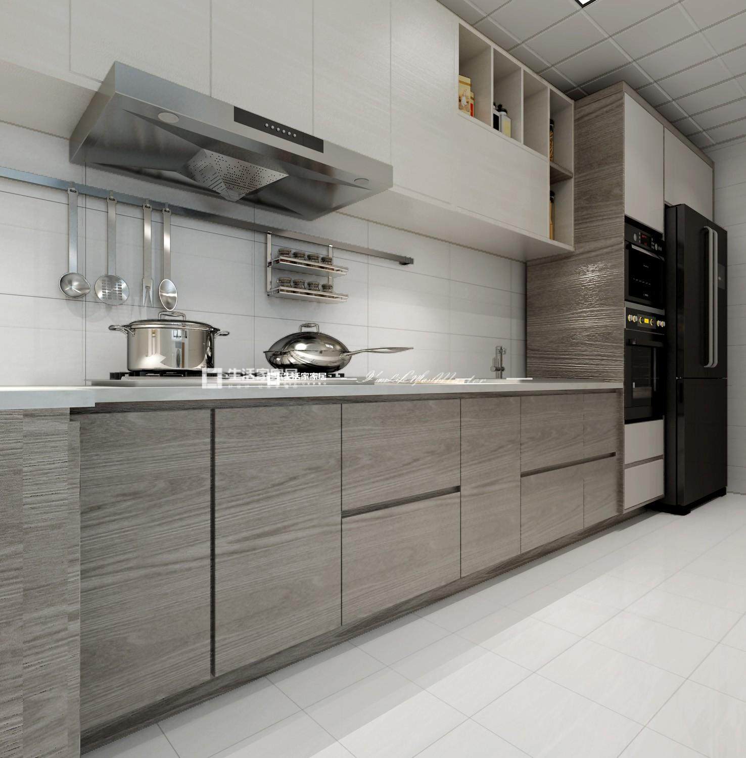 北欧厨房装修案例-北欧装修风格效果图,厨房-金地新家装修图片