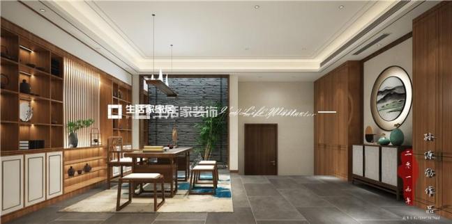 储物柜龙湖香缇景宸350新中式风格