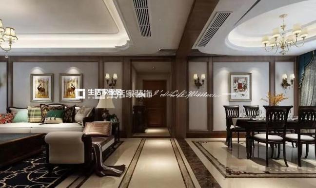 榻榻米伟业公馆套内120m²美式