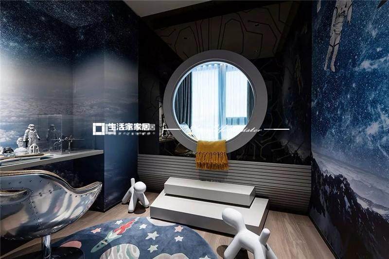现代书房装修效果图