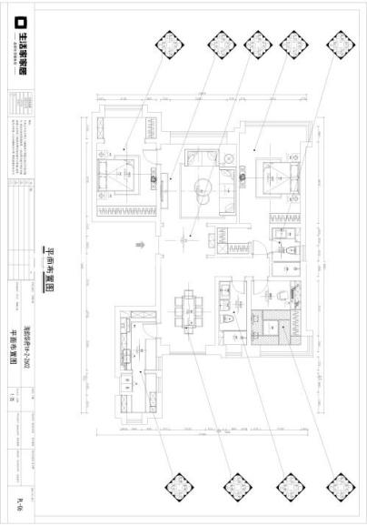 户型图海韵华府，新中式