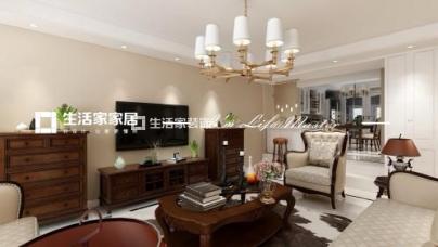 榻榻米兰亭山水，美式风格