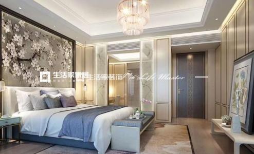 储物柜龙河家园142平新中式风格