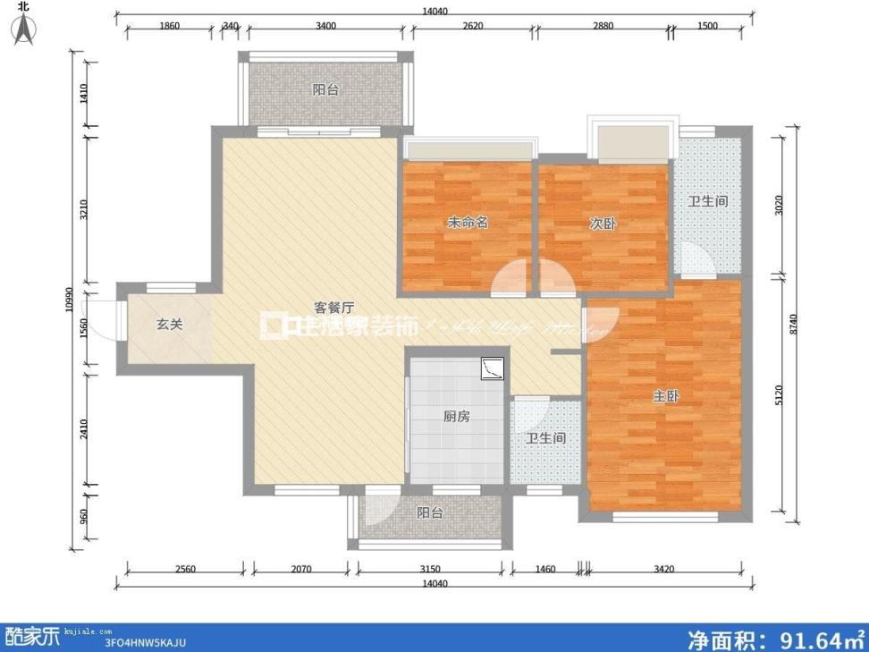 户型图贵阳美的云熙府