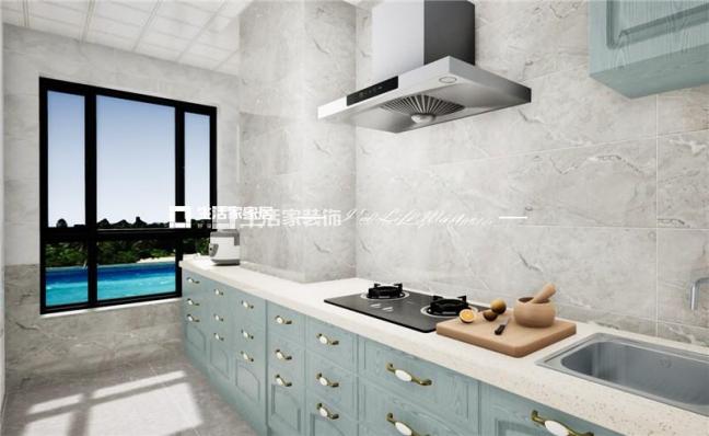 储物柜中铁建国际城140新中式风格