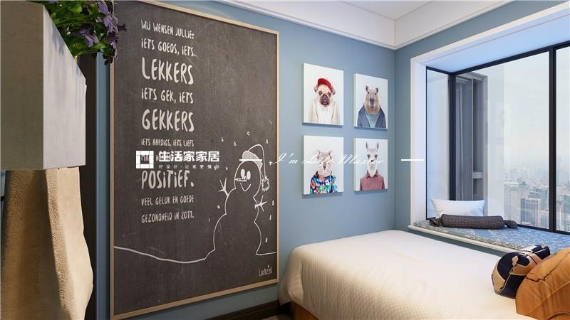 儿童房蓝光香江花园户型图 蓝光香江花园效果图 蓝光香江花园装修设计