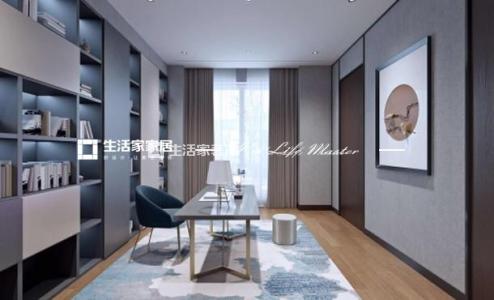 电视墙绿城桃园里  248平  新中式风格  