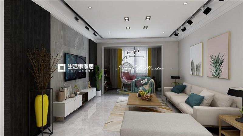 电视墙中南世纪城户型图 中南世纪城装修设计 中南世纪城效果图