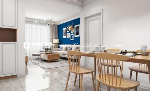 电视墙悦丽海湾  86平  北欧风格