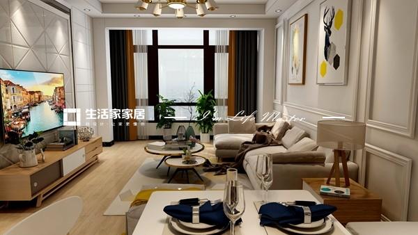 榻榻米贵阳恒大中央公园-现代风格-88平米-蒙兵