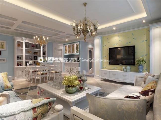 储物柜香榭兰庭套内115m²简约欧式