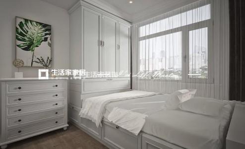 飘窗万科翡翠公园  127平  美式轻奢风格