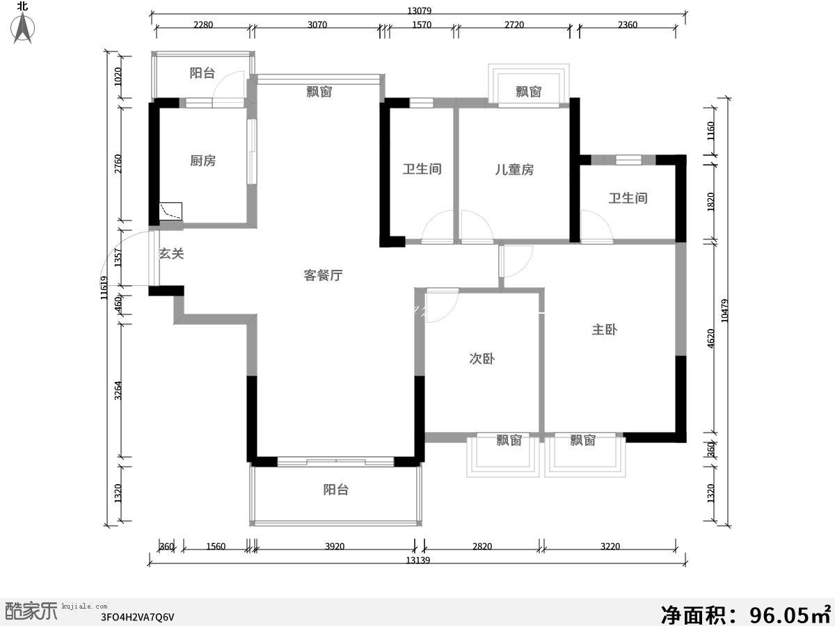 户型图贵阳中天铭廷