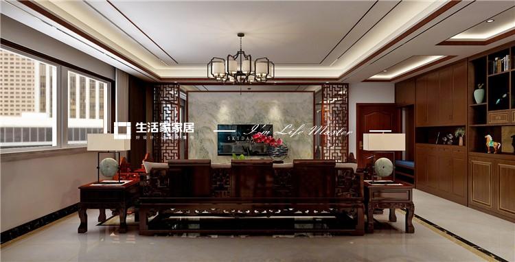 榻榻米济南中南名邸 四室两厅 新中式风格