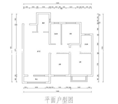 户型图翰林世家、简约美式
