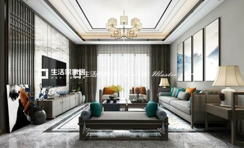 飘窗碧桂园凤凰城150平米新中式