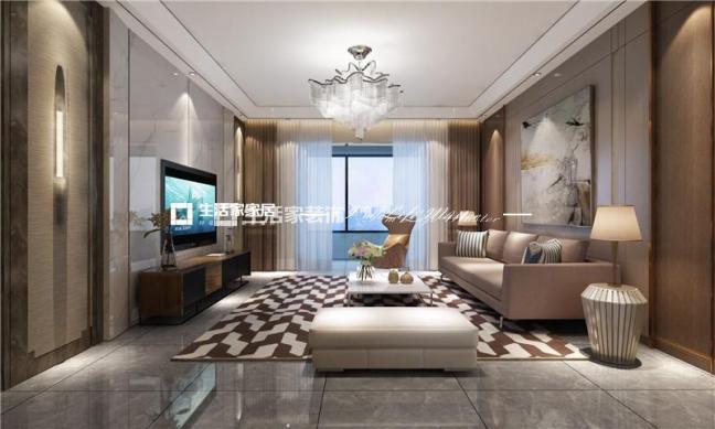 电视墙白桦林明天+165㎡现代轻奢