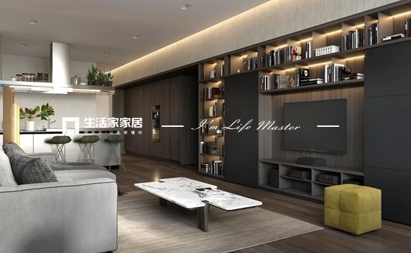 吊顶未来方舟-88㎡-现代轻奢风格-车帅