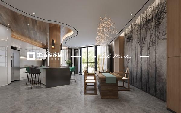 吊顶贵阳保利广场-290㎡-现代轻奢风格-杨国涛