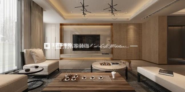 吊顶中海寰宇天下别墅 383m² 现代简约风格