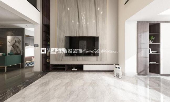 储物柜万业锦江城跃层 280m² 现代简约风格