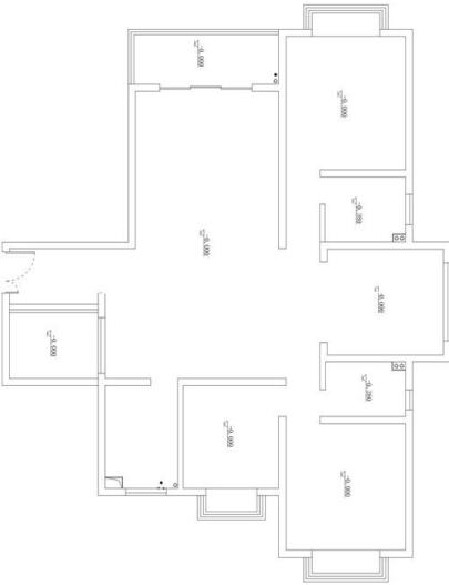 户型图众合康园 130㎡ 新中式 生活家家居