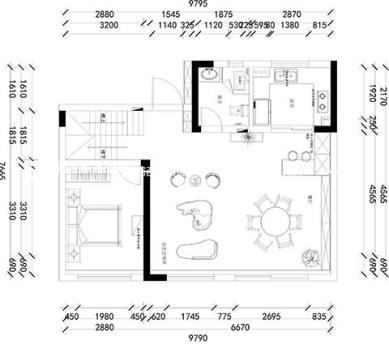 户型图240平别墅欧式装修实景案例