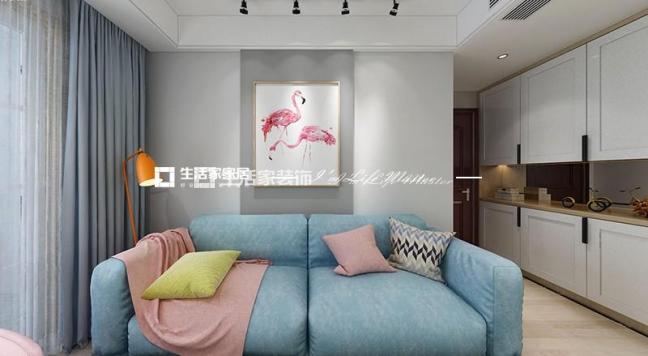 吊顶保利西江林语复式106m² 北欧风格