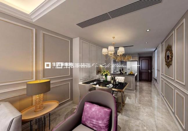 电视墙泰禾红峪82m² 简欧风格