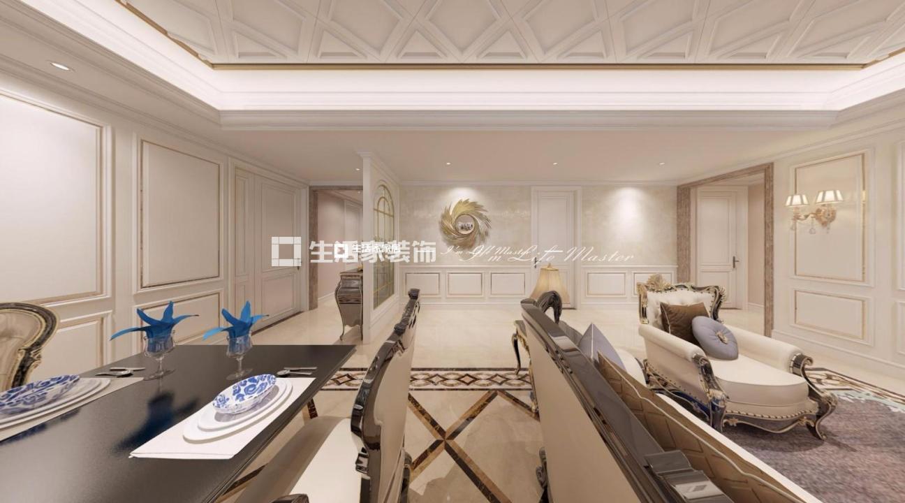 储物柜福清壹品江山160m²简欧风格