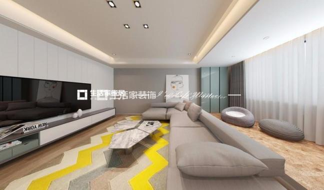 榻榻米泰禾金樽府102m²现代简约风格