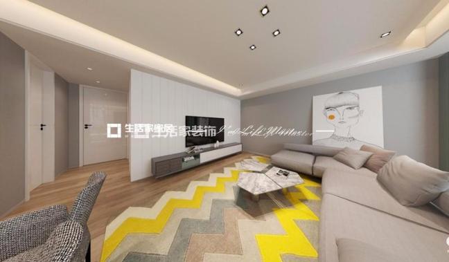飘窗泰禾金樽府102m²现代简约风格