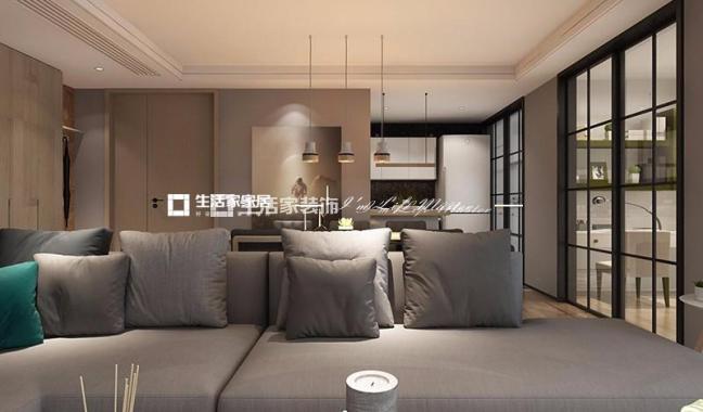 吊顶福清壹品江山125m²现代简约风格