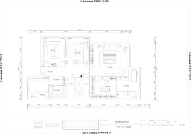 户型图水岸君山别墅 411m²  现代简约风格