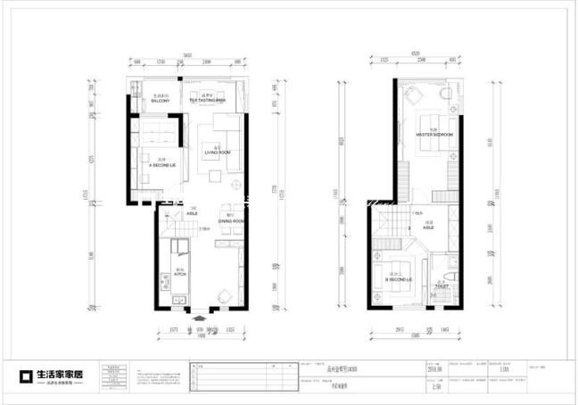 户型图禹州金辉里100m² 现代轻奢风格