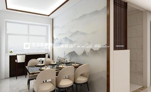 储物柜开发区时代广场  119平  新中式风格