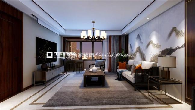 电视墙金辉世界城130美式