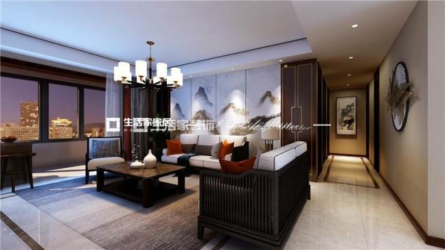 电视墙金辉世界城130美式