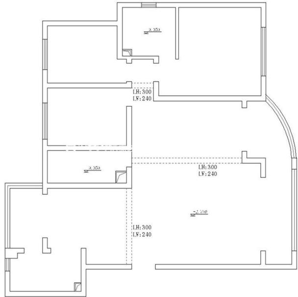 户型图倚澜苑  126m²  现代风格 生活家家居